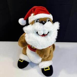 2024 Bucee's Santa Beaver Christmas Plush 10" Bucees EUC